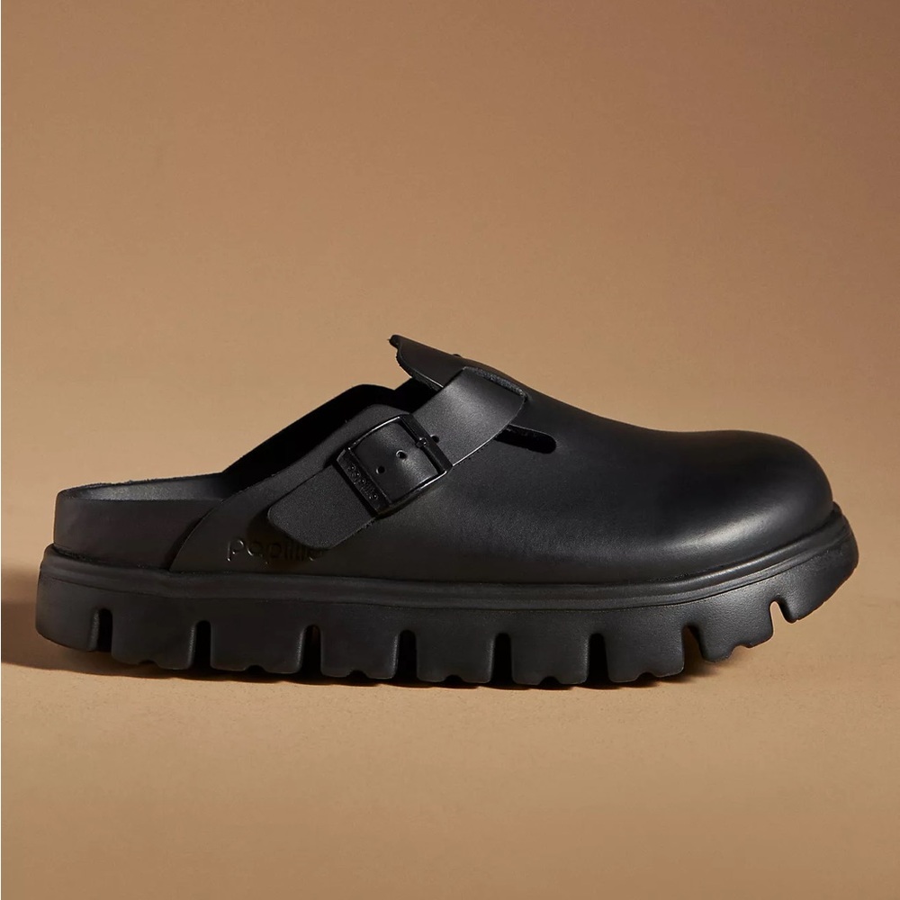 Birkenstock Black Chunky-Cleated Clog Mule